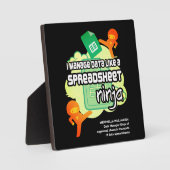 Spaß I Verwalten von Daten SPREADSHEET NINJA Fotoplatte (Vorderseite)