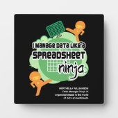 Spaß I Verwalten von Daten SPREADSHEET NINJA Fotoplatte (Vorderseite)