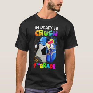 Spaß Ich Bin Bereit 7. Klasse Zurück Zur Schule Zu T-Shirt