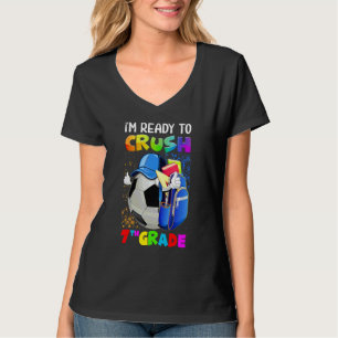 Spaß Ich Bin Bereit 7. Klasse Zurück Zur Schule Zu T-Shirt