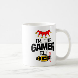 Spaß Ich bin die Gamer-Elf-Kostüme Weihnachten Fam Kaffeetasse