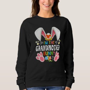 Spaß ich bin die Großmutter Bunny Matching Family  Sweatshirt