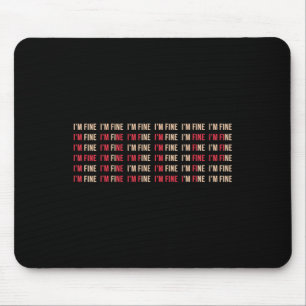 Spaß ich bin eine gute Hilfe Depression Psychische Mousepad