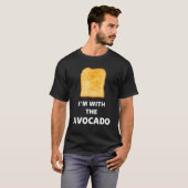 Spaß ich bin mit dem Avocado Toast Halloween-Kostü T-Shirt (Vorne ganz)