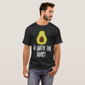 Spaß ich bin mit dem Toast Avocado Halloween Paare T-Shirt (Vorne ganz)