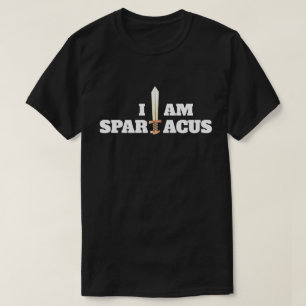 Spaß "ich bin Spartacus" mit Klinge T-Shirt