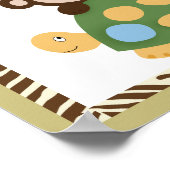 Spaß im Dschungel 10x10 Monkey Art Poster Print (Ecke)