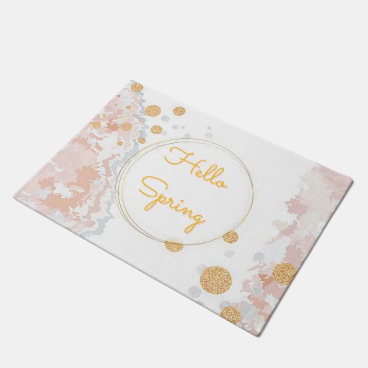 Spaß im Frühling Fußmatte (Schrägansicht)