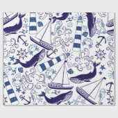 Spaß im Meer Geschenkpapier (Flach)