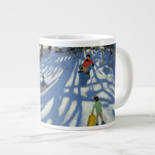 Spaß im Schnee Morzine Frankreich Jumbo-Tasse