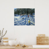 Spaß im Schnee Morzine Frankreich Poster (Küche)