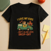 Spaß im Shirt der Eltern; ich Liebe meine Kinder u