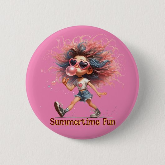 Spaß im Sommer  Button (Vorderseite)