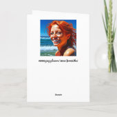 Spaß im Sommer | Miss You Karte (Rückseite)