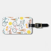 Spaß im Sonnenurlaub Gepäck Gepäckanhänger (Vorderseite horizontal)