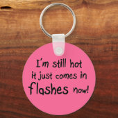 Spaß im sonnigen Alter Einmalige Schlüsselanhänger (Vorderseite)