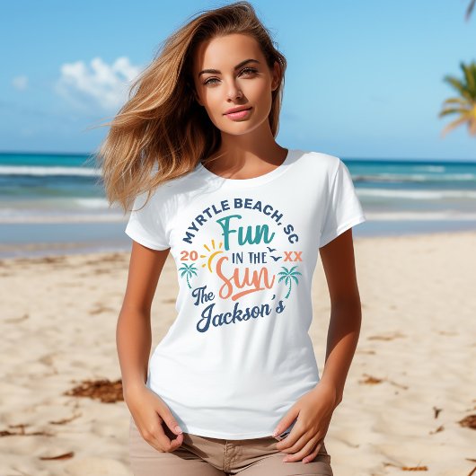 Spaß im Sun Family Vacation Beach Shirt