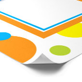 Spaß im Sun-Geburtstagsbanner Poster (Ecke)