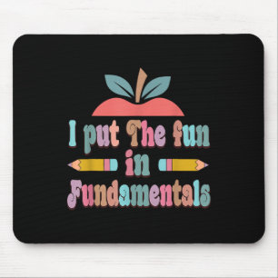 Spaß in den Grundlagen - Lustiger Lehrertag Mousepad
