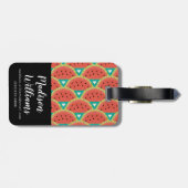 Spaß in den Sun-Schritten Gepäckanhänger (Rückseite horizontal)