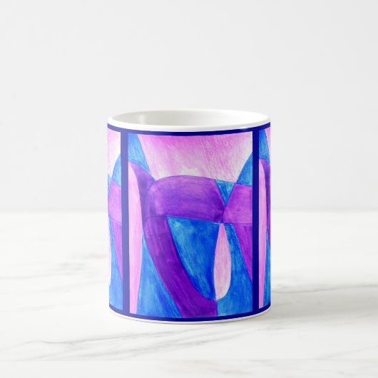 SPASS in der abstrakten Hintergrundkunst Kaffeetasse (Mittel)