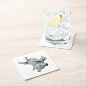 Spaß in der Erholung Rechteckiger Pappuntersetzer (Vor Ort)