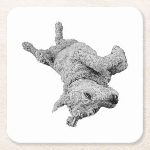 Spaß in der Erholung Rechteckiger Pappuntersetzer