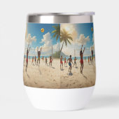 Spaß in der Farbe Sun Beach Volleyball Oil, (Links)
