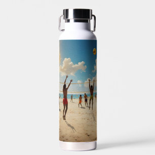 Spaß in der Farbe Sun Beach Volleyball Oil, Trinkflasche