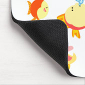 Spaß in der Fish Tank Cartoon Mousepad (Ecke)