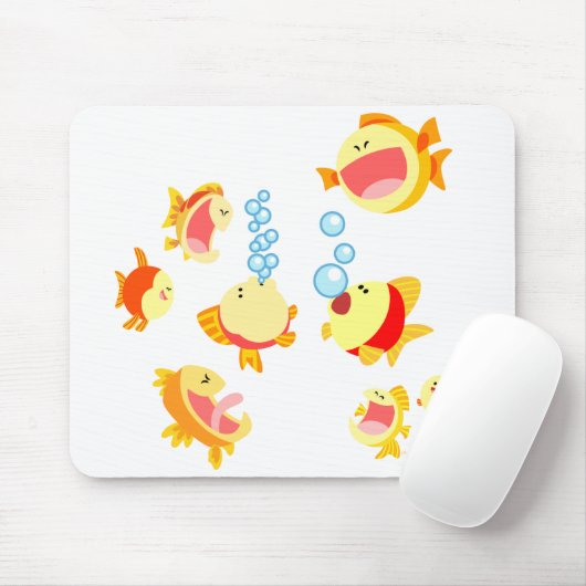 Spaß in der Fish Tank Cartoon Mousepad (Mit Mouse)