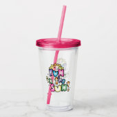 Spaß in der Sonne Acryltrinkbecher (Rückseite)