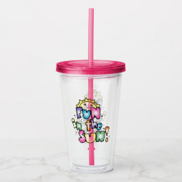 Spaß in der Sonne Acryltrinkbecher