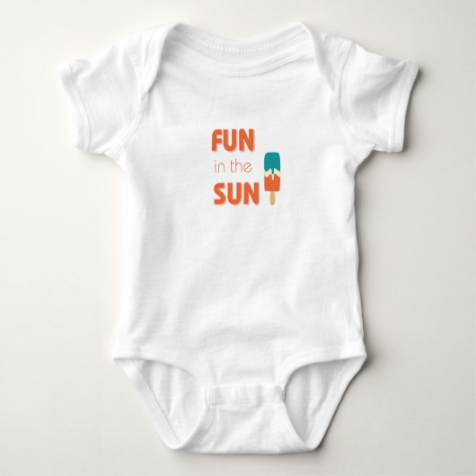 Spaß in der Sonne Baby Bodysuits & One-Piece (Vorderseite)