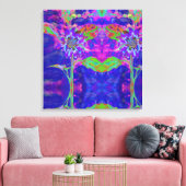 Spaß in der Sonne - blau Leinwanddruck (Insitu (Wohnzimmer))