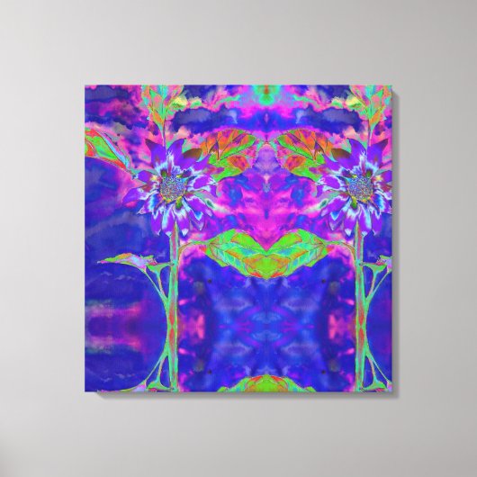 Spaß in der Sonne - blau Leinwanddruck (Vorderseite)