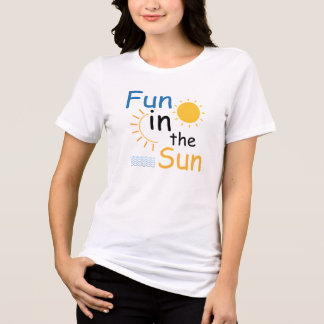 Spaß in der Sonne Familien Sommerurlaub Strand Vib Tri-Blend Shirt