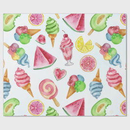 Spaß in der Sonne Geschenkpapier