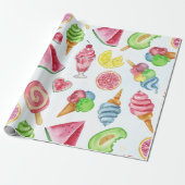 Spaß in der Sonne Geschenkpapier (Ungerollt)