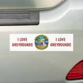 SPASS IN DER SONNE GREYHOUND STIL AUTOAUFKLEBER (Auf Auto)