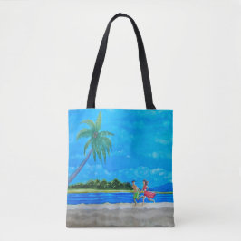 Spaß in der Sonne laufen Tasche