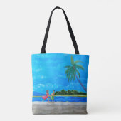 Spaß in der Sonne laufen Tasche (Rückseite)