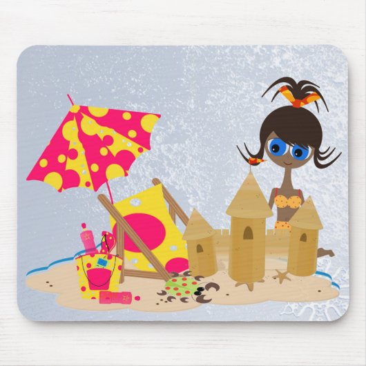 Spaß in der Sonne Mousepad (Vorne)
