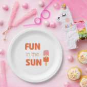 Spaß in der Sonne. Party-Teller und -Lieferungen Pappteller (Party)