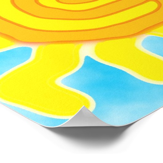 Spaß in der Sonne Poster (Ecke)