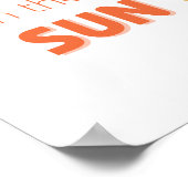 Spaß in der Sonne Poster & Prints (Ecke)