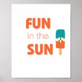 Spaß in der Sonne Poster & Prints (Vorne)