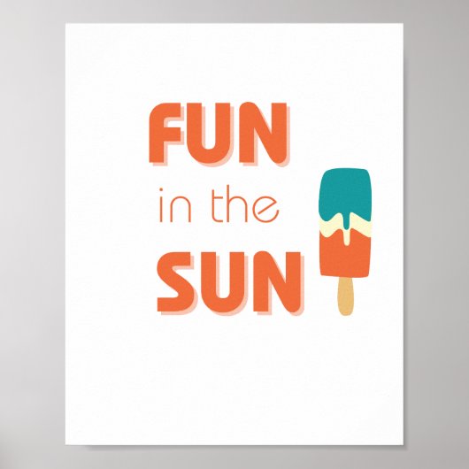 Spaß in der Sonne Poster & Prints (Vorne)