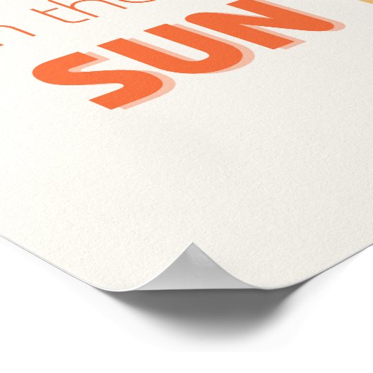 Spaß in der Sonne Poster & Prints (Ecke)