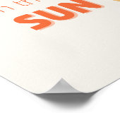 Spaß in der Sonne Poster & Prints (Ecke)